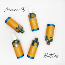 Take it to the Max with Maxi-B: Aluminium. Recycled. Refillable.